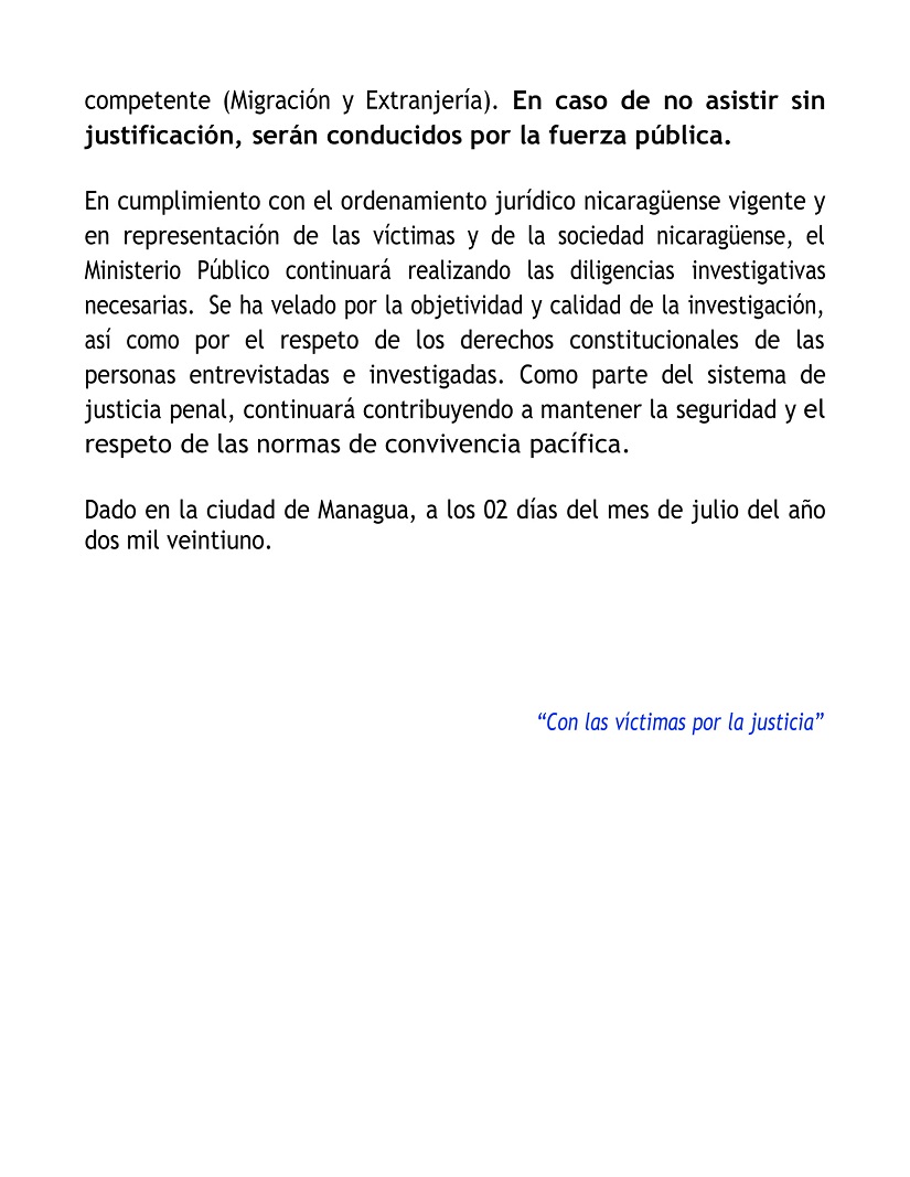 comunicado